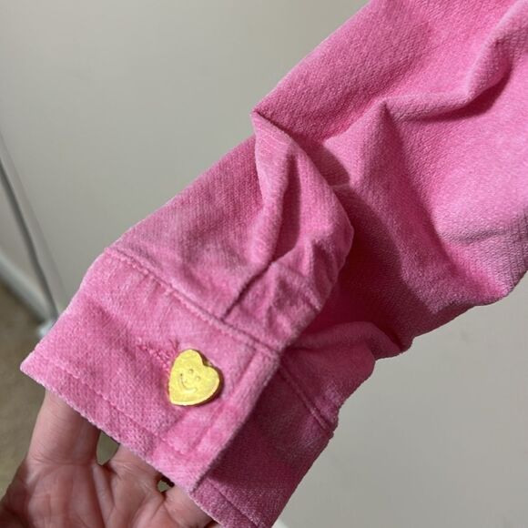 Adorable Lazy Oaf Pink Velvet Dress - Picture 9 of 12